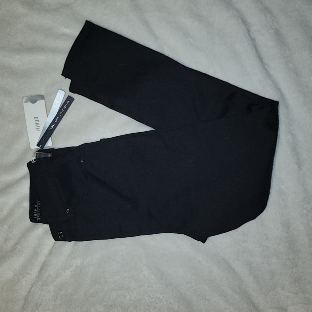 Black H&M super skinny ultra high-waisted jeans